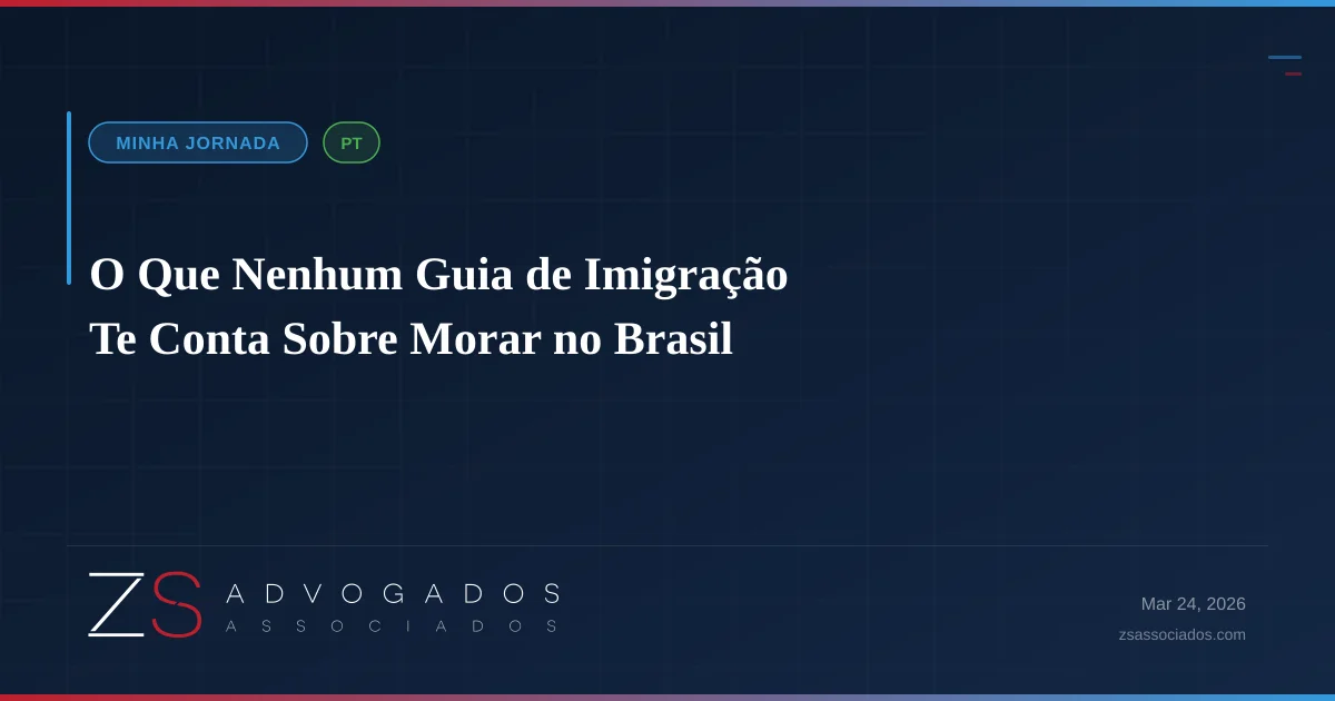 Zac em sua sala de advogado em São Paulo, cercado por documentos e livros