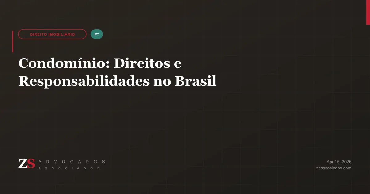 Direito condominial com prédio residencial e assembleia de moradores