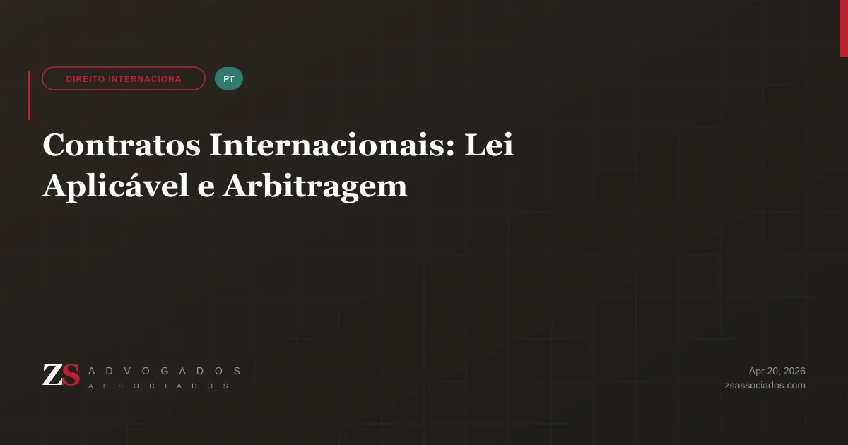 Ilustração sobre contratos internacionais e lei aplicável no Brasil