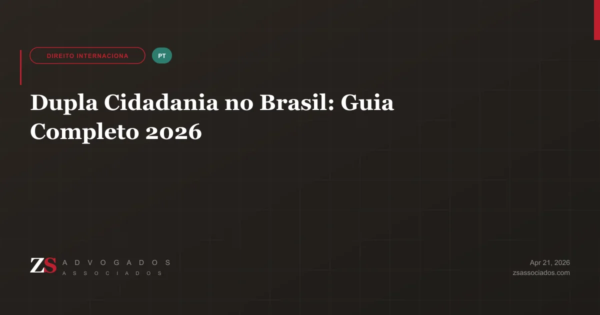 Ilustração sobre dupla cidadania e naturalização no Brasil
