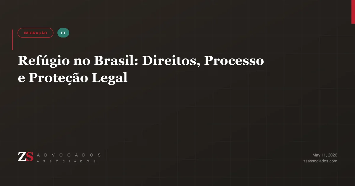 Ilustração sobre Refúgio no Brasil: Direitos, Processo e Proteção Legal