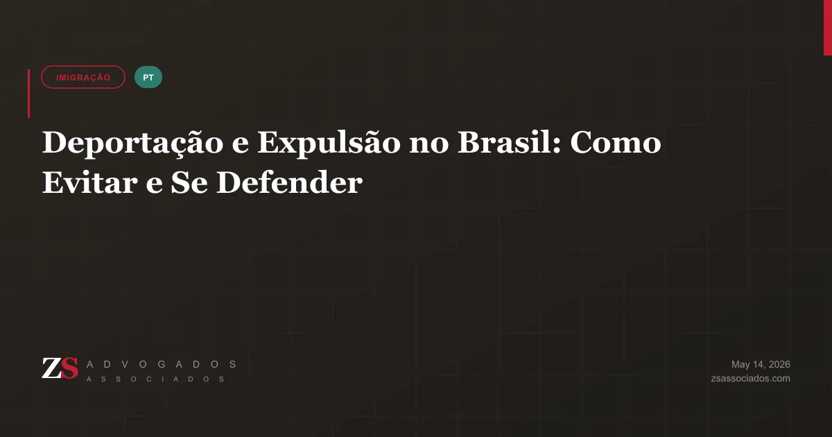 Ilustração sobre Deportação e Expulsão no Brasil: Como Evitar e Se Defender