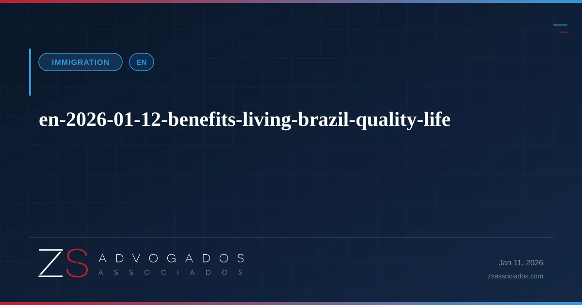 Illustration about Why Live in Brazil? Benefits, Quality of Life & Opportunities