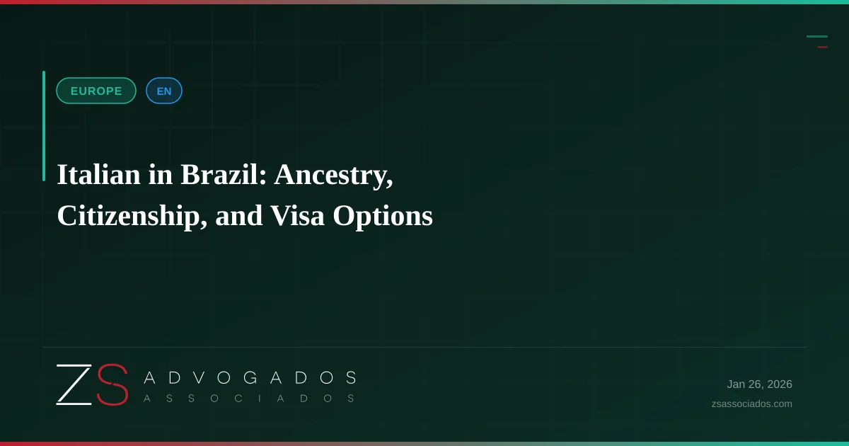 Italian immigrants in Brazil with cultural heritage