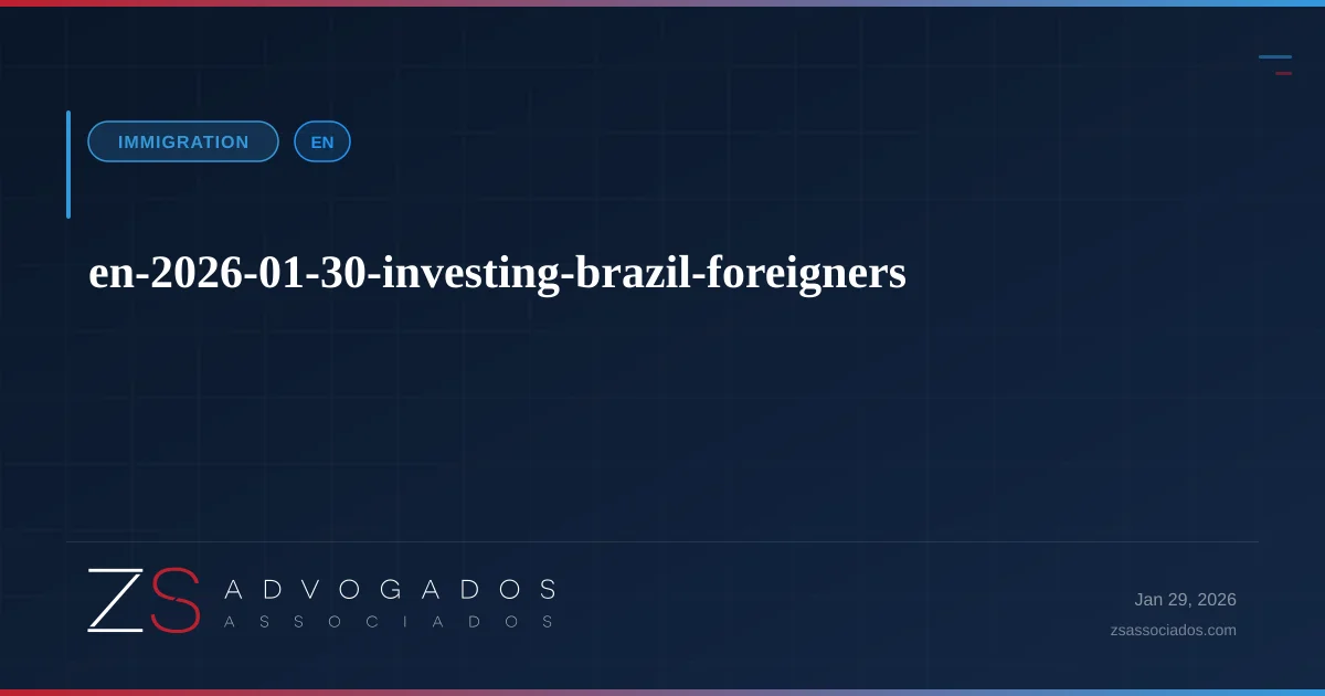 Illustration about Investing in Brazil as a Foreigner: Complete Guide 2026