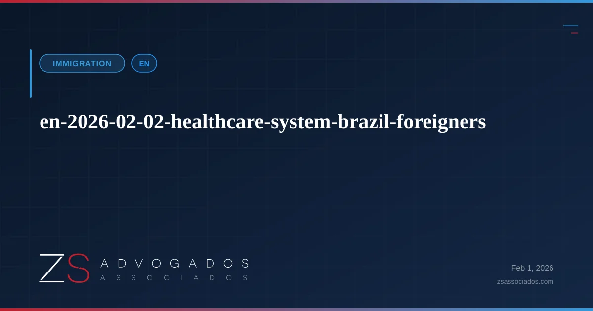 Illustration about Brazil's Healthcare System for Foreigners: SUS & Private