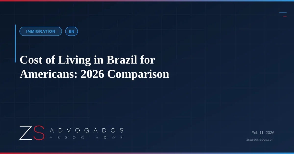 Illustration about Cost of Living in Brazil for Americans: 2026 Comparison