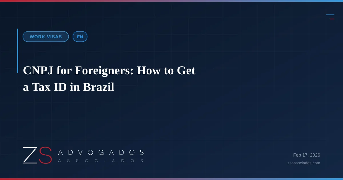 Illustration about CNPJ for Foreigners: How to Get a Tax ID in Brazil