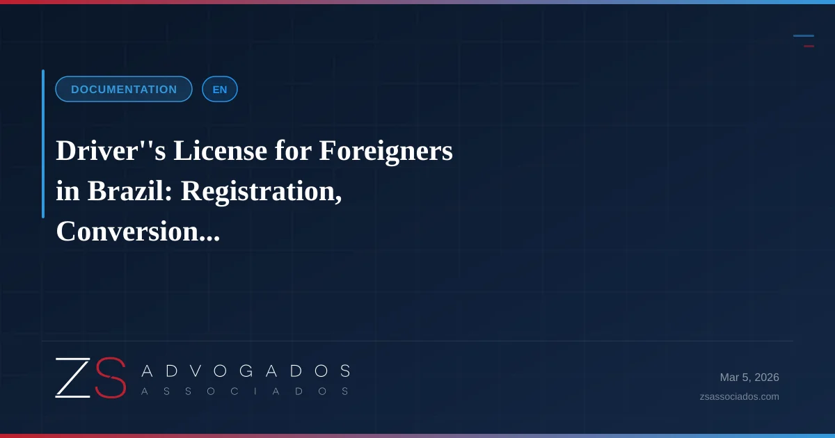Illustration about Driver's License in Brazil: Guide for Foreign Residents