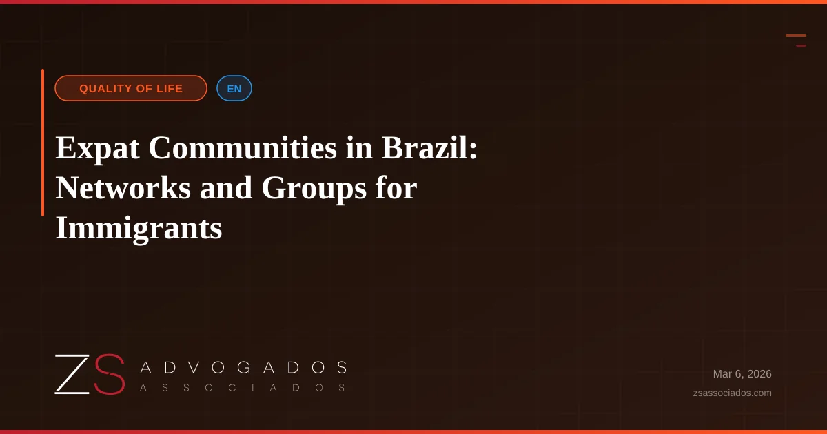 Illustration about Expat Communities in Brazil: Networks and Groups for Immigrants