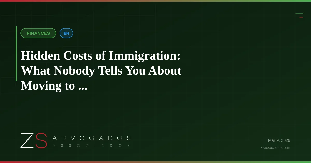Illustration about Hidden Costs of Immigration: What Nobody Tells You About Moving to ...