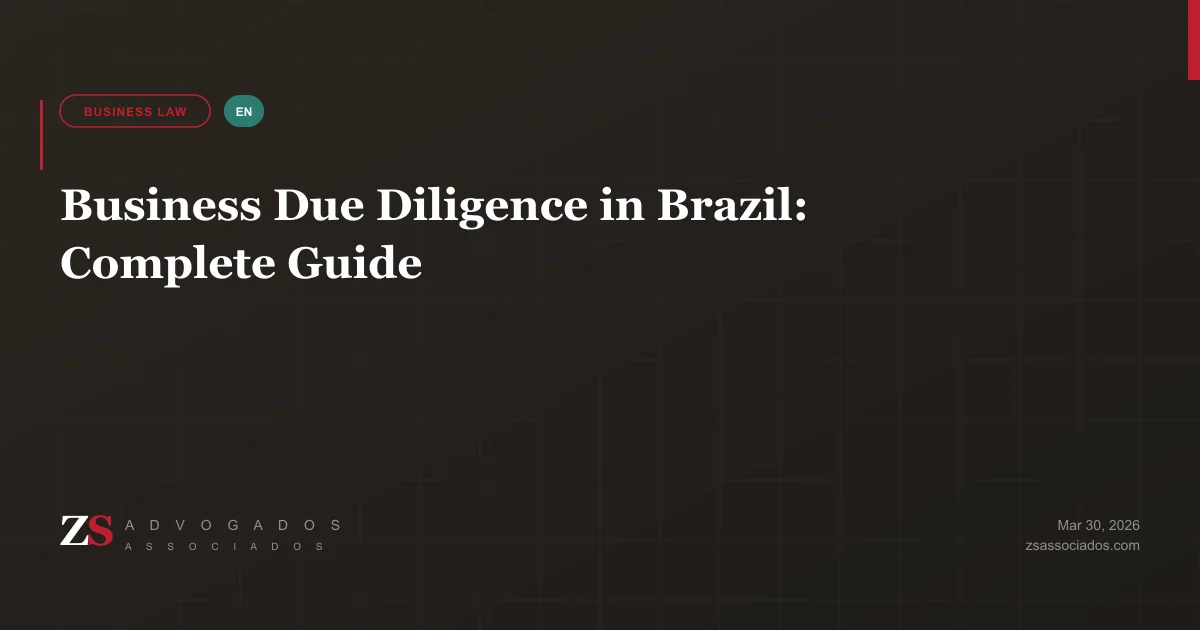 Business due diligence guide for Brazil