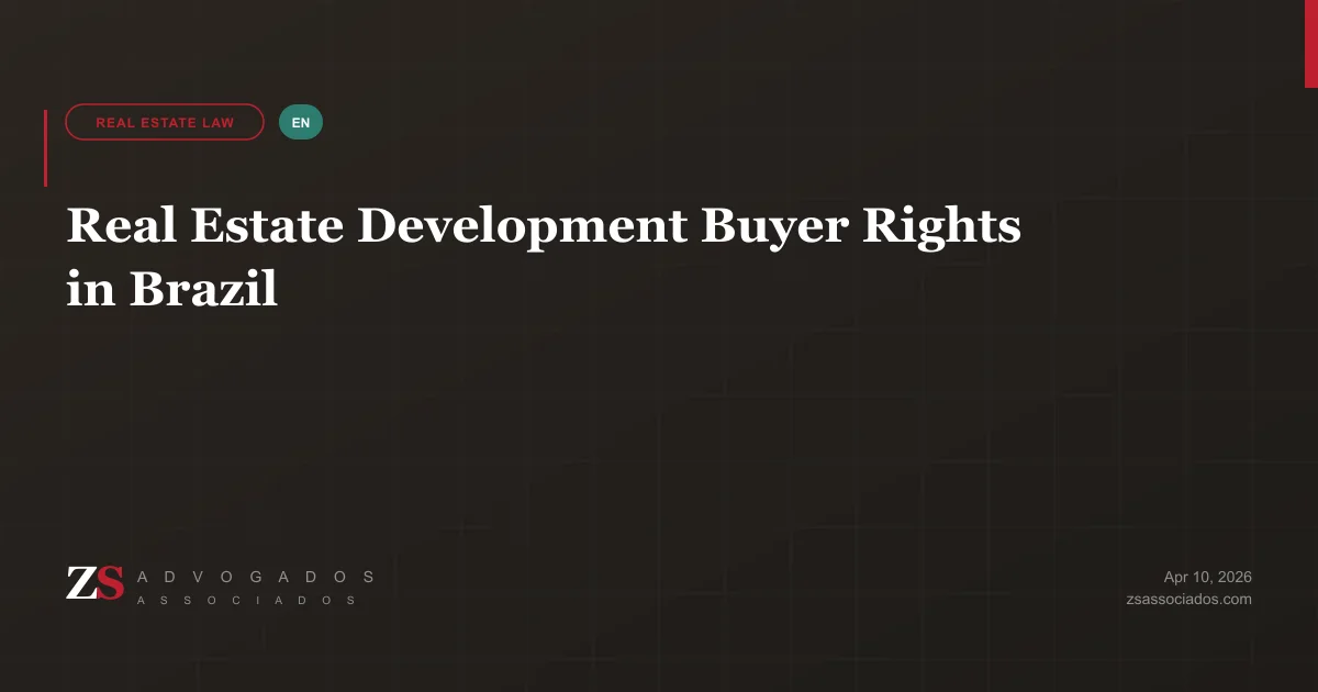 Buyer rights in real estate developments with building under construction