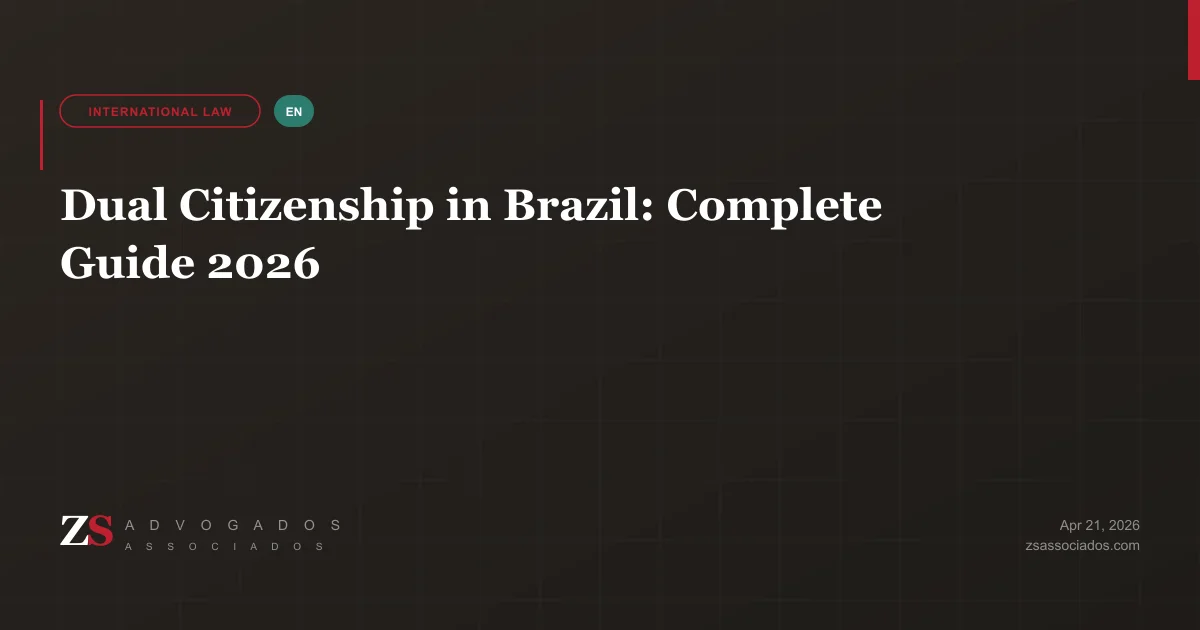 Illustration about dual citizenship and naturalization in Brazil