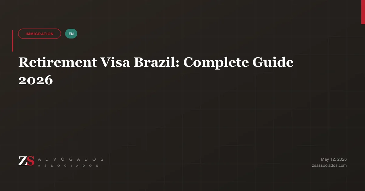 Illustration about Retirement Visa Brazil: Complete Guide 2026